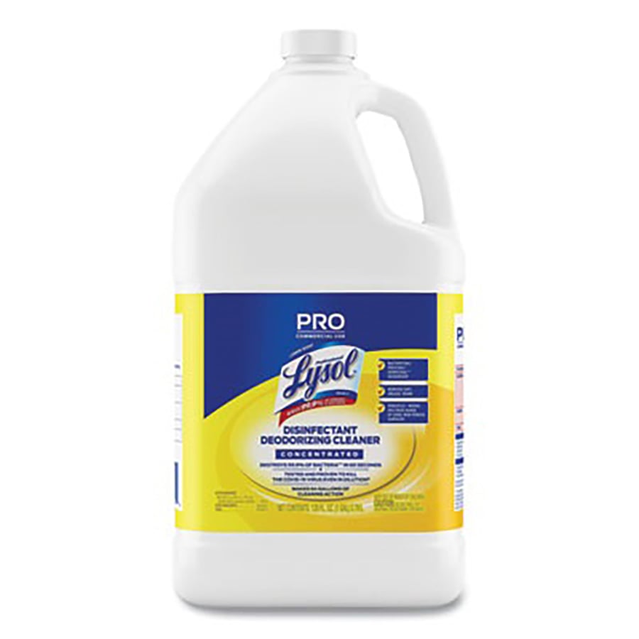 Professional Lysol ® Brand Disinfectant Deodorizing Cleaner Concentrate, Lemon, 128 oz