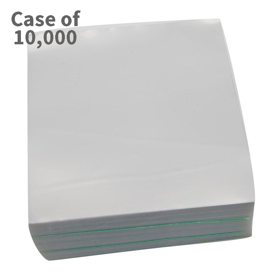 Tabs, Clear Plastic, 4 Inch (10,000 PK)