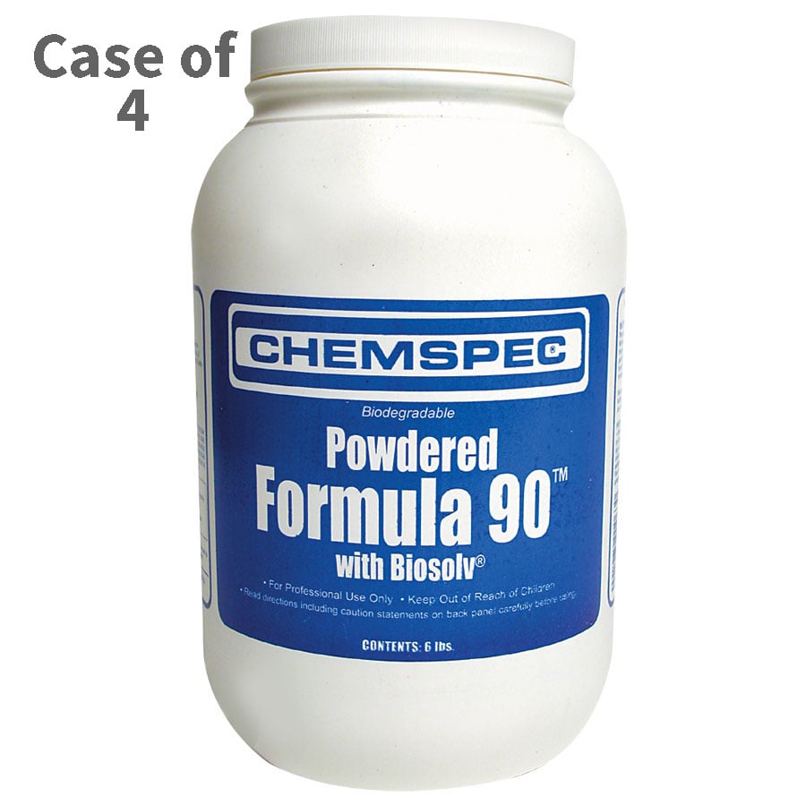 Chemspec® Formula 90 Powder with Biosolv®, 6 lbs (4 PK)