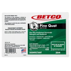 Labels, Betco Pine Quat One‑Step Disinfectant Germicidal Detergent and Deodorant