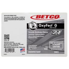 Label, Betco Oxyfect G Peroxide Disinfectant