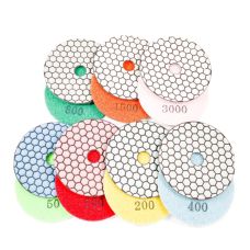 Twin Max Tools Resin Bond Super Premium Dry Polishing Pad for Granite and Marble, 5 inch