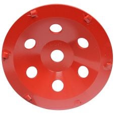 PCD Cup Wheel, 7 Inch, 5/8‑7/8 Arbor, Non‑Threaded