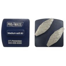 PRO‑MAXX Metal Bond Diamond Tooling for Hard/Medium Concrete, Blue, Double Segment