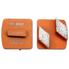 PRO‑MAXX Metal Bond Diamond Tooling for Extremely Soft Concrete, Orange, Double Segment