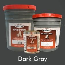 KRETUS Top Shelf® Epoxy Part A, A‑Resin, Dark Gray