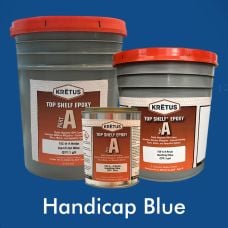 KRETUS Top Shelf® Epoxy Part A, A‑Resin, Handicap Blue