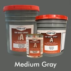 KRETUS Top Shelf® Epoxy Part A, A‑Resin, Medium Gray