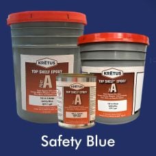 KRETUS Top Shelf® Epoxy Part A, A‑Resin, Safety Blue