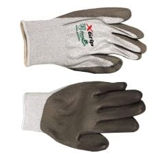 X‑Grip® Gray Polyurethane Palm‑Coated Gloves