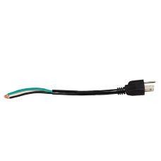 Pigtail, 6" Power Cord 