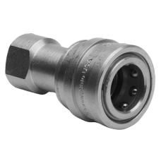 Coupler, 3/8"FPT x 3/8"FQD, Stainless Steel