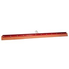Red Rubber Squeegee with Frame, No Notch