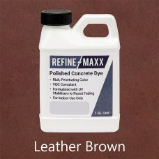 REFINE‑MAXX Polished Concrete Dye, Leather Brown