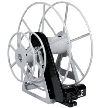 High Profile Electric Vacuum Hose Reel with Manual Solution Hose Reel