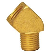 Brass Street Elbow, 1/4" 45 Degree (X124‑B)