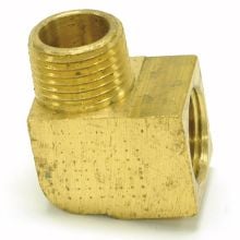 90° Street Elbow, 1/2"M x 1/2"F Brass