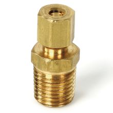 Compression Fitting, 1/4" M x 3/16" T