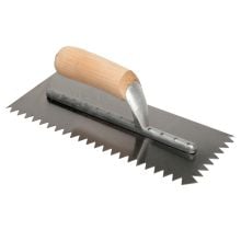 V‑Notched Trowel, 4 1/2 x 11 Inches with 1/2‑Inch V‑Notch