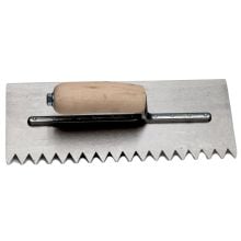 V‑Notched Trowel (UT), 12 x 5 Inches with 11/16‑Inch V‑Notch