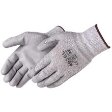 Gray Polyurethane Cut Resistant Gloves 