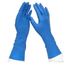 HERO® Latex Exam Gloves, 14 mil, Powder Free, Blue