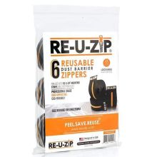 Re‑U‑Zip® Heavy‑Duty Reusable Dust Barrier Zipper