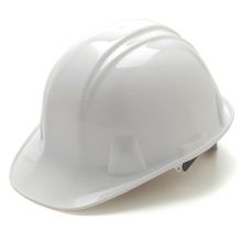 Pyramex Hard Hat, SL Series Cap Style, 4‑Point Ratchet