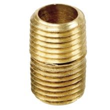 Close Nipple, 1/4"M x 1/4"M, Brass