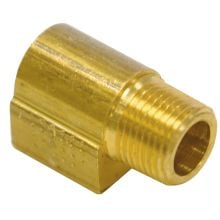 90° Street Elbow, 3/8"M x 3/8"F Brass