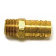 Barb, 3/8"MPT x 5/8"H Brass