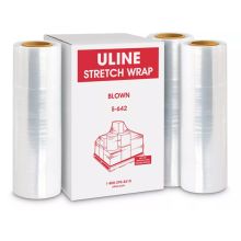 Uline Stretch Wrap ‑ Blown, 80 gauge, 18" x 1,500'