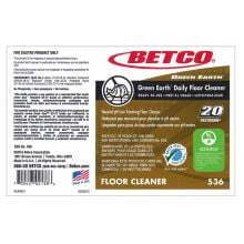 Label, Betco FASTDRAW® Green Earth® Daily Floor Cleaner