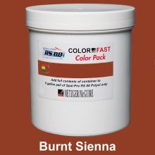 Metzger/McGuire Spal‑Pro RS 88 ColorFast Color Pack, Burnt Sienna