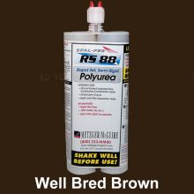 Metzger/McGuire Spal‑Pro RS 88 Polyurea, Well Bred Brown, 600 ML