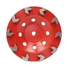 Arrow Cup Wheel, 7 Inch