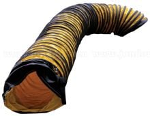 Vinyl Ducting, Yellow, 12 Inch