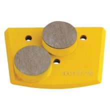 Lavina Superabrasive Two Button QuickChange Tools for Soft Concrete Grinding, Yellow