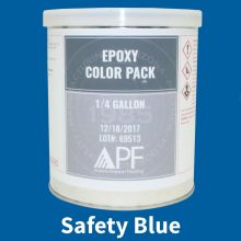 Arizona Polymer Flooring Epoxy Colorant Pack, Safety Blue