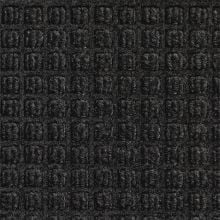 Waterhog™ Fashion Fabric Border Scraper/Wiper Mat, Charcoal