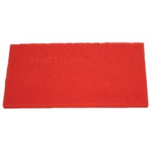 Square Scrub Red Buff Pad, 14" x 20"