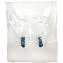 Grayling Asbestos Gloves, Extended Run Glove Bags, 60" x 72", 6 mil (20 PK)