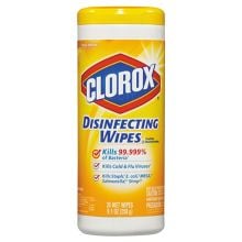 Clorox® Disinfecting Wipes, Lemon Scent, 35 Wipes