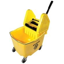 Impact® Downpress Wringer/Plastic Bucket Combo, 26‑35 Quart