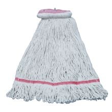 Unitex® Eliminator Stay Flat Mop, White, Large, 24 oz