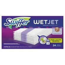 P&G Swiffer® WetJet® System Refill Cloths, 11.3" x 5.4", White, 24 Cloths (4 PK)