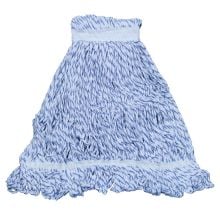 Unitex® Renegade Rayon Finish Mop, Blue/White, Medium, 16 oz