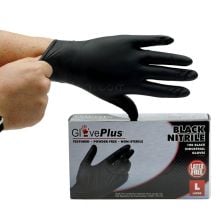 Shadow® Nitrile Gloves, 6 mil, Powder Free, Black