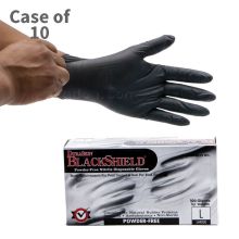 DuraSkin Nitrile Exam Gloves, 4 mil, Powder Free, Black (10 Boxes)