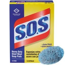 Clorox S.O.S® Steel Wool Soap Pads, 15 Pads (12 PK)